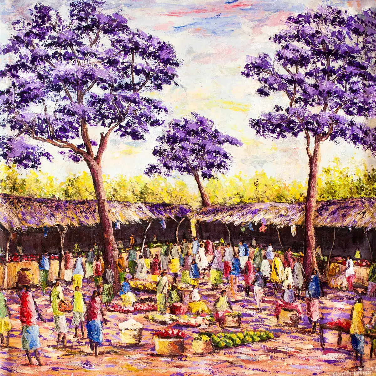 Jacaranda market